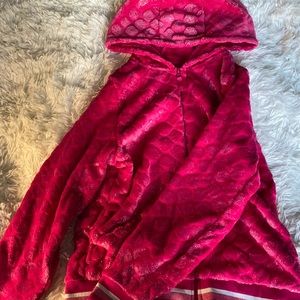 Pink, cuffed sleeves, jacket, size small